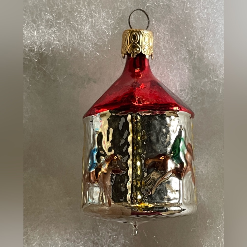VINTAGE German carousel ornament